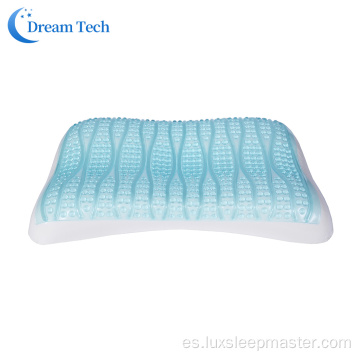 Almohada ergonómica con memoria de gel de venta directa de fábrica